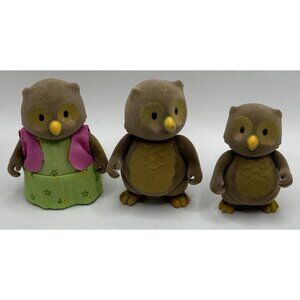 Li’l Woodzeez Whooswhoo Owl‎ Family 3 Piece Set